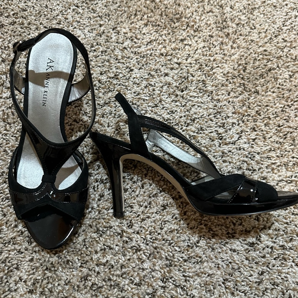 Calvin Klein strappy black sandals